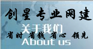 创星专业网站建设，业内领先！只要一个文员就可管理维护网站，省时，省钱，省心！让您的网站不在是一种摆设！